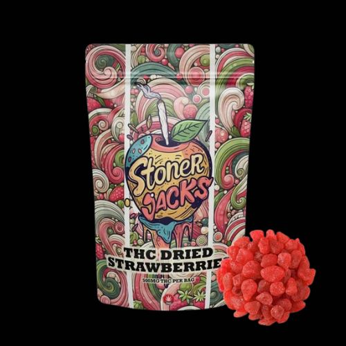 Buy Stoner Jacks – 500MG THC Dried Strawberries Online in Canada - Buy MDMA Canada